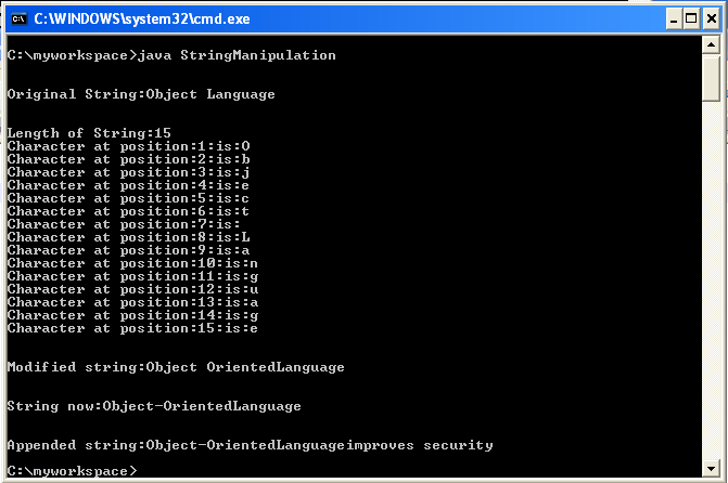 insert word in the middle of string