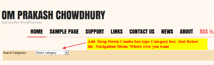 Drop-down-menu-category