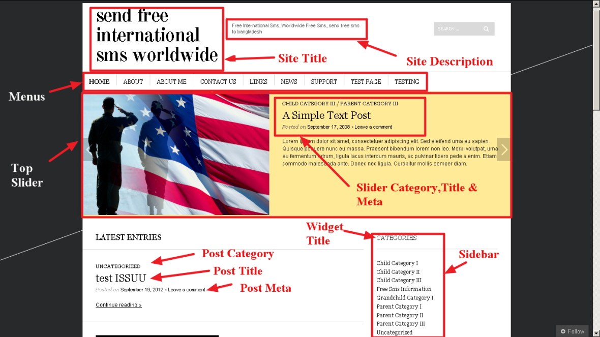 Theme Sight by WPShower modifications