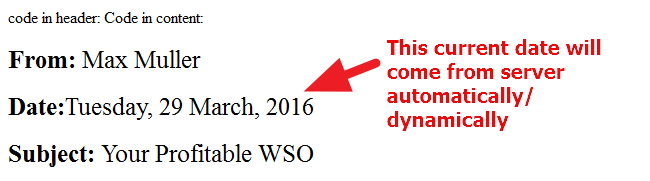 Date script ,show date