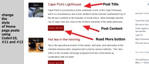 Theme Linen posts customization