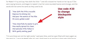 theme lodestar blockquote modification