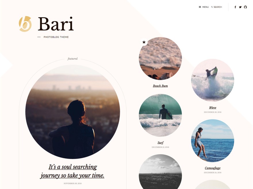 theme bari customization