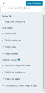 Hide or remove category tags author and show featured image