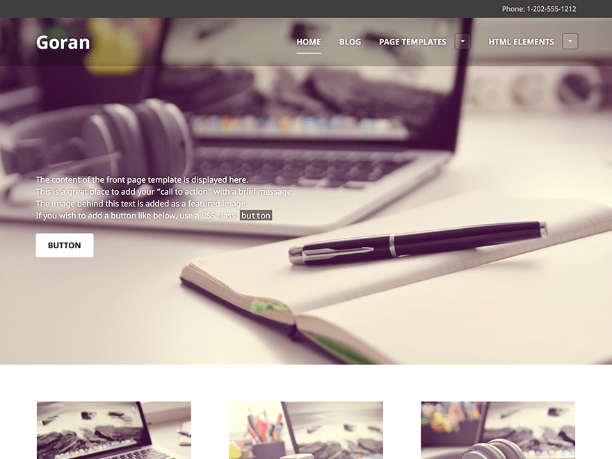 theme goran by automattic