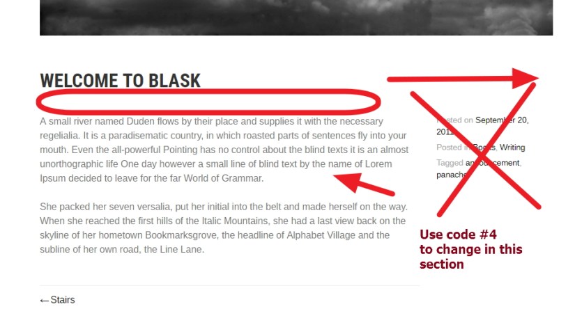 full width pages and single posts