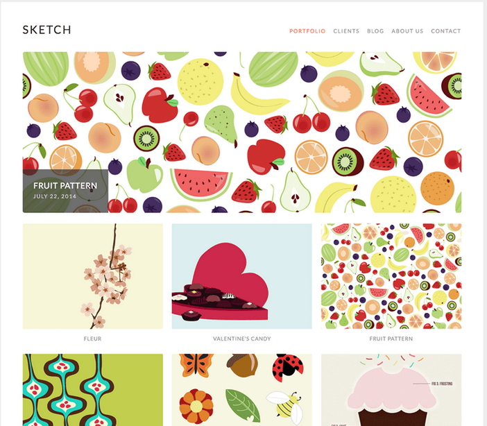 theme sketch by automattick a artwork theme