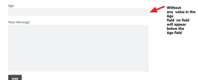 Contact Form 7 Conditional field IF Then Else Logic