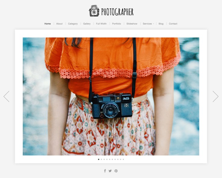 wordpress theme for photographer