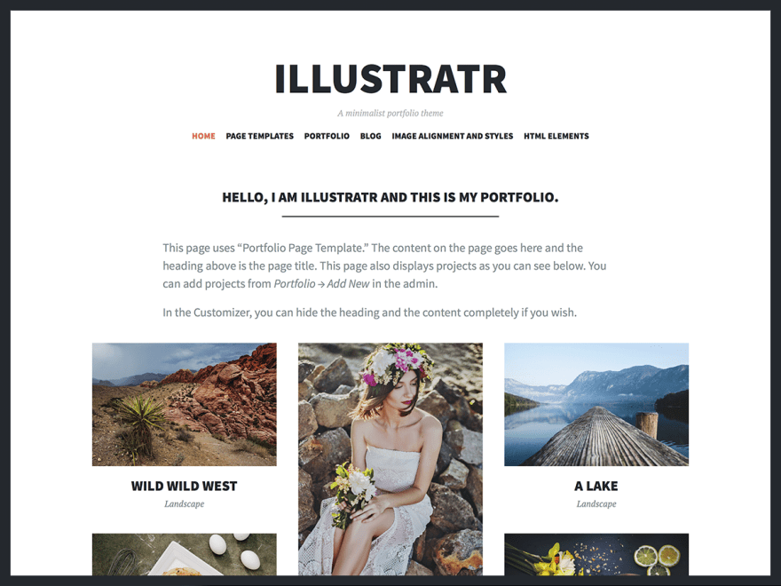 theme illustratr by automattic documentation support and customization