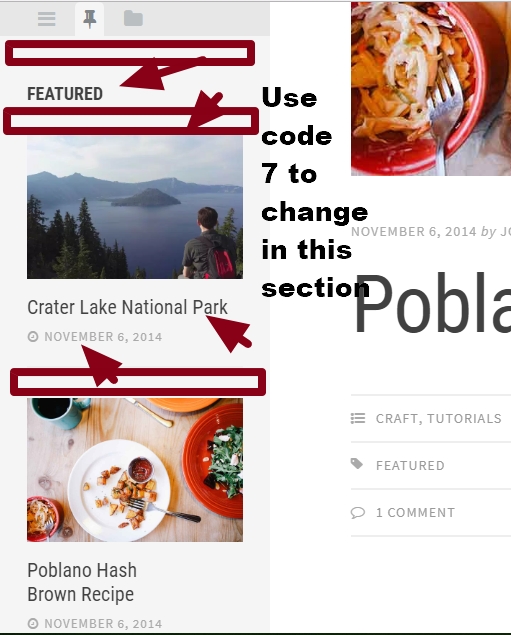 theme Editor by Array Tabbed sidebar featured post widget section modification