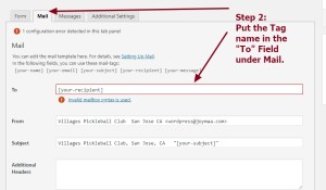contact form 7 mail tag to send mails based on drop down person or department selection