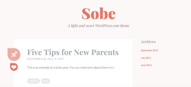 theme sobe wordpress modifications using css