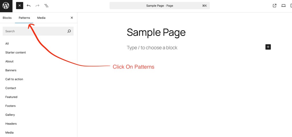 Call to action button wordpress gutenberg editor step 2